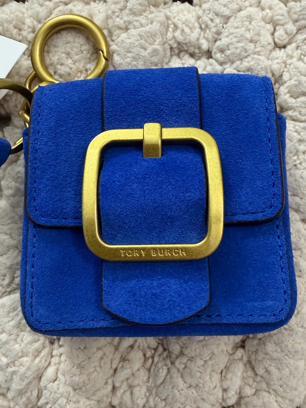 Tory Burch Sawyer Mini Bag Key Fob - NWT - Picture 2 of 7